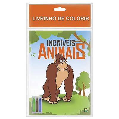 Livrinho De Colorir: Incríveis Animais