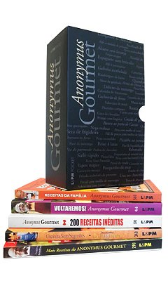 Caixa Especial Anonymus Gourmet – 5 Volumes