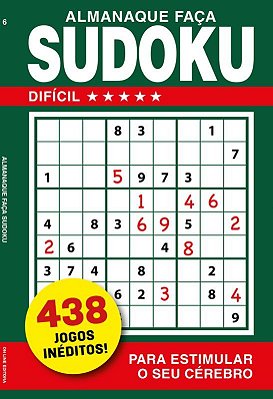 Almanaque Faça Sudoku - Nível Difícil