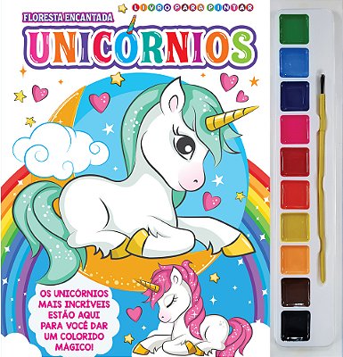 Floresta Encantada Livro Para Pintar Com Aquarela