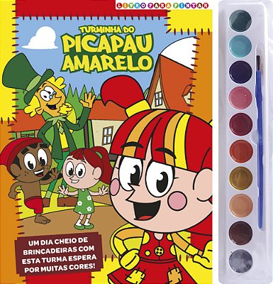 Sítio Do Picapau Amarelo Livro Para Pintar Com Aquarela
