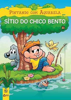 Turma Da Mônica Pintando Com Aquarela