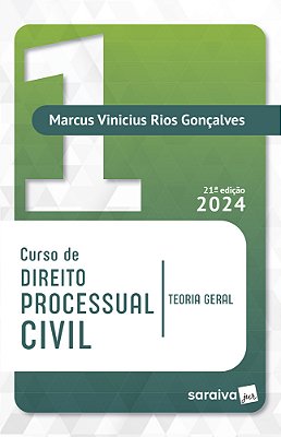 Curso De Direito Processual Civil - Vol 1 - 21ª Edição 2024
