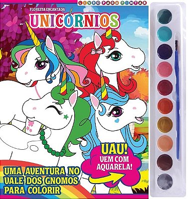Floresta Encantada Livro Para Pintar