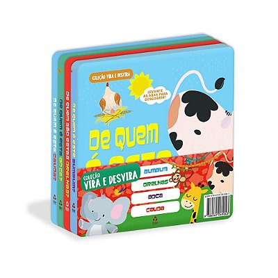Coleção Vira E Desvira - Kit Com 4 Livrinhos