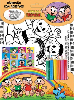 Turma Da Mônica - Diversão Com Adesivos - Turma Da Mônica