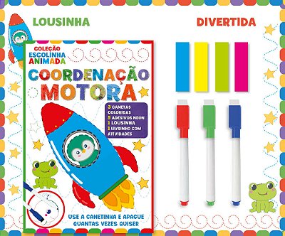 Coleção Escolinha Animada - Coordenação Motora
