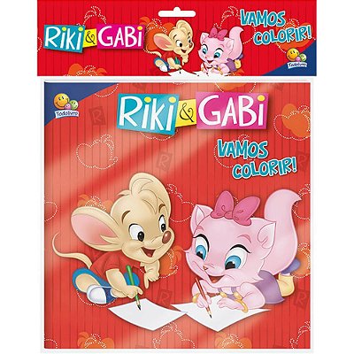 Vamos Colorir! Kit Livro+lapis De Cor (Licenciado): Riki...