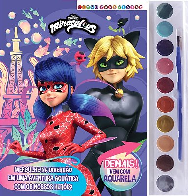 Ladybug Livro Para Pintar Com Aquarela