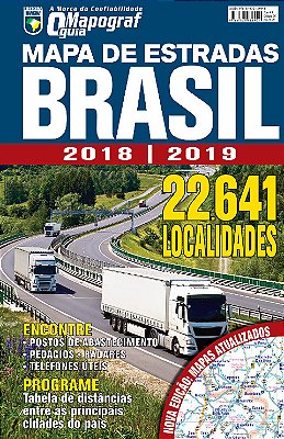 Mapa De Estradas Brasil Mapograf Espiral