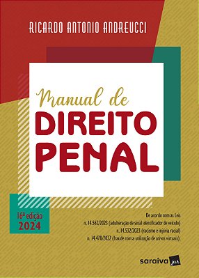 Manual De Direito Penal - 16ª Edição 2024