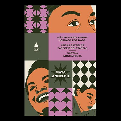 Box Maya Angelou "Não Trocaria Minha Jornada Por Nada", "Até As Estrelas Parecem Solitárias" E "Carta A Minha Filha"