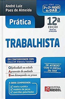 Pratica Trabalhista - 1ª E 2ª Fases Da Oab -12ª Edição