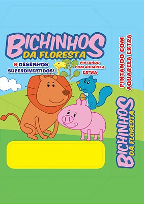 Bichinhos Da Floresta Pintando Com Aquarela Extra 01
