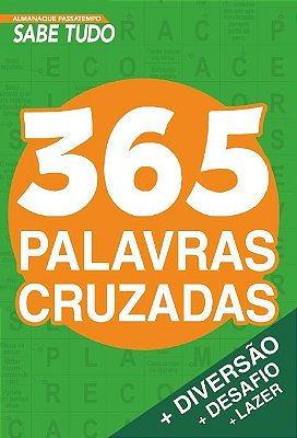 Almanaque Passatempo - Sabe Tudo - 365 Palavras Cruzadas