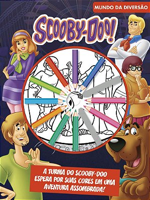Scooby-Doo Mundo Da Diversão 12 Lápis De Cor