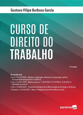 Curso De Direito Do Trabalho 2021