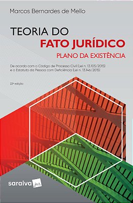 Teoria Do Fato Jurídico - Plano De Existência - 22ª Edição De 2019