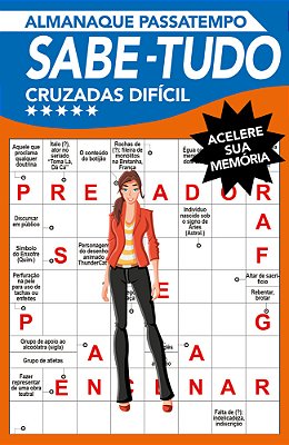 Almanaque Passatempo - Sabe Tudo - Cruzadas - Nível Difícil