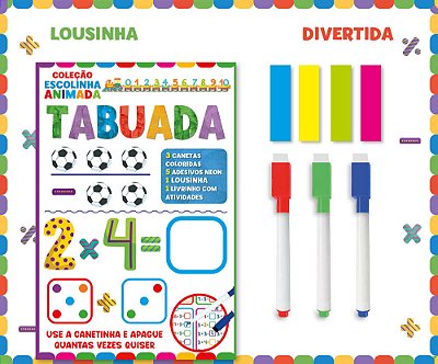 Coleção Escolinha Animada - Tabuada