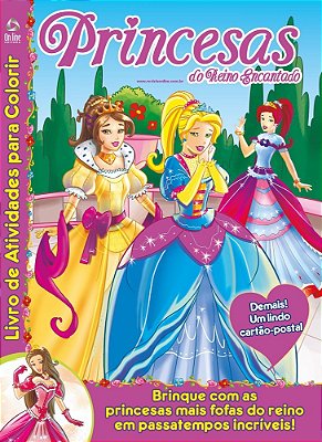 Princesas Do Reino Encantado Livro De Atividades Para Colorir