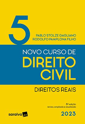 Novo Curso De Direito Civil - Vol. 5 - Direitos Reais - 5ª Edição 2023