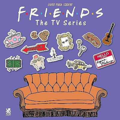 Friends Livro Para Colorir Antiestresse