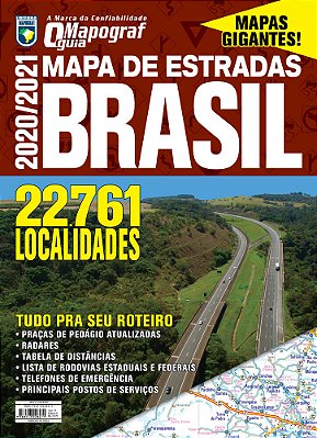 O Mapograf Guia - Mapa De Estradas Brasil 2021