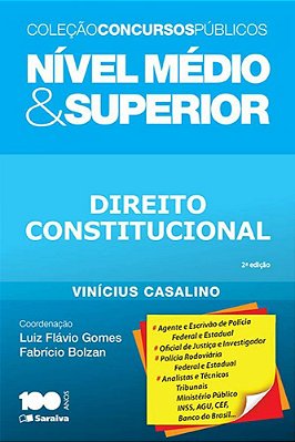 Direito Constitucional: Nível Médio E Superior - 2ª Edição De 2015