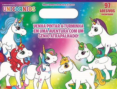 Floresta Encantada Minha Primeira Prancheta De Artes Unicórnios