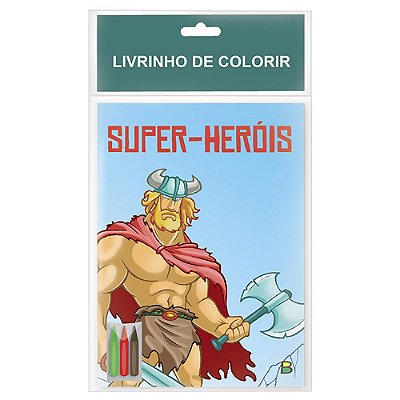 Livrinho De Colorir: Super-Heróis