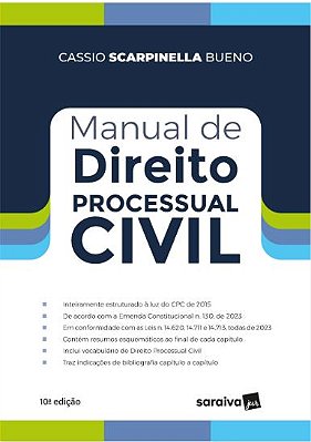 Manual De Direito Processual Civil - 10ª Edição 2024
