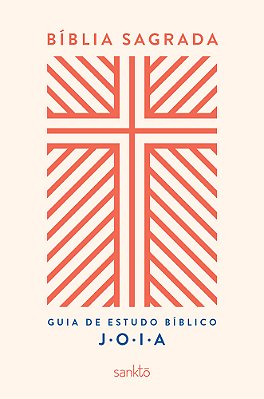 Bíblia Nvt Com Guia De Estudo Bíblico J. O. I. A. Capa Creme..-