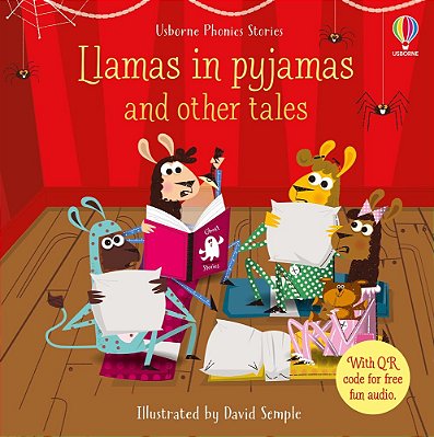 Llamas In Pyjamas And Other Tales - Usborne Phonics Readers - Funny Rhyming Stories - Book With Free Online Audio