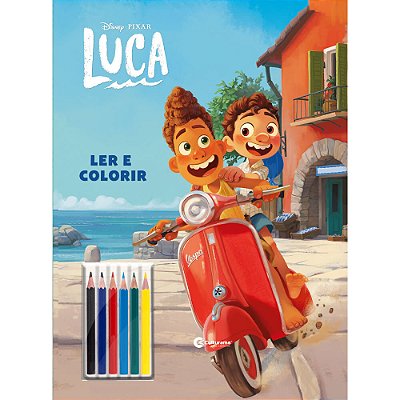 Pop Gigante Ler E Colorir Com Lapis - Luca