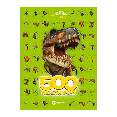 500 Adesivos Dinossauros - Nat Geo