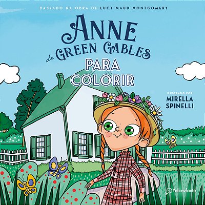 Anne De Green Gables Para Colorir