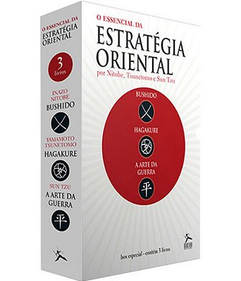 Box De Livros - Essencial Estratégia Oriental (3 Volumes)