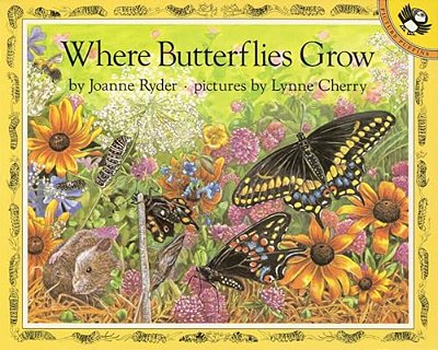 Where Butterflies Grow (Picture Puffins)-..