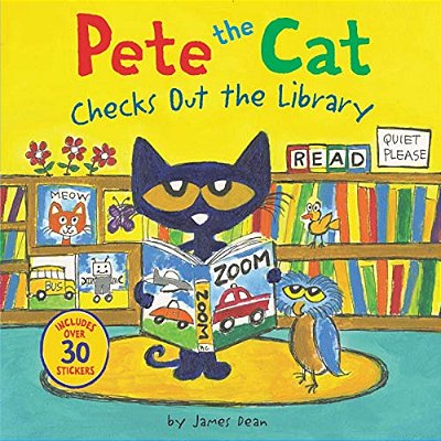 Pete The Cat Checks Out The Library-..