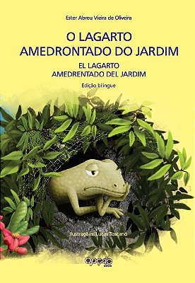 O Lagarto Amedrontado Do Jardim..-