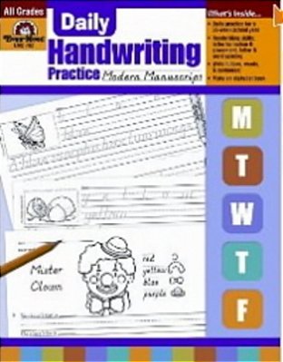 Daily Handwriting Practice - Modern Manuscript..-