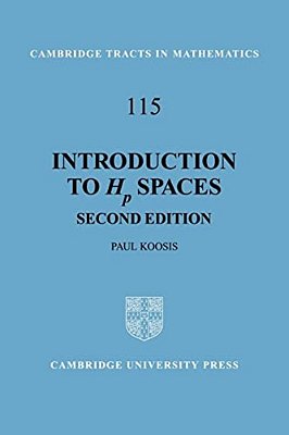 Introduction To Hp Spaces (Cambridge Tracts In Mathematics)-..