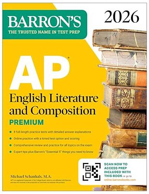 Ap English Literature And Composition Premium, 2026: Prep Book With 8 Practice Tests + Online Practice-..
