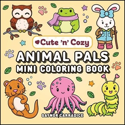 Animal Pals Mini Coloring Book-..