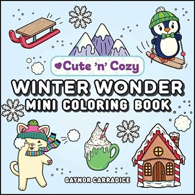Winter Wonder Mini Coloring Book-..