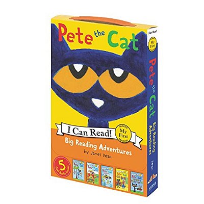 Pete The Cat: Big Reading Adventures: A Box Of 5 Groovy Books-..