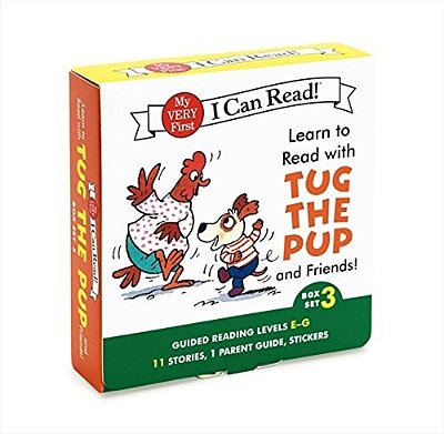 Learn To Read With Tug The Pup And Friends! Box Set 3: A Box Of 11 Stories, 1 Parent Guide, And Reward Stickers For Beginning Readers; Reading Level E-..