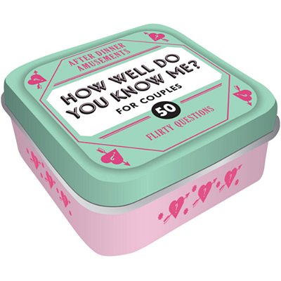 After Dinner Amusements: How Well Do You Know Me? For Couples: 50 Flirty Questions-..