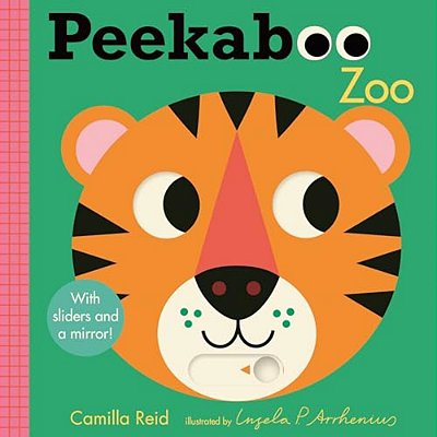 Peekaboo: Zoo: (An Interactive Board Book For Babies & Toddlers With Mirror & Sliders To Push, Pull, Or Turn. Cute Zoo Animal Artwork Includes A Rhino-..